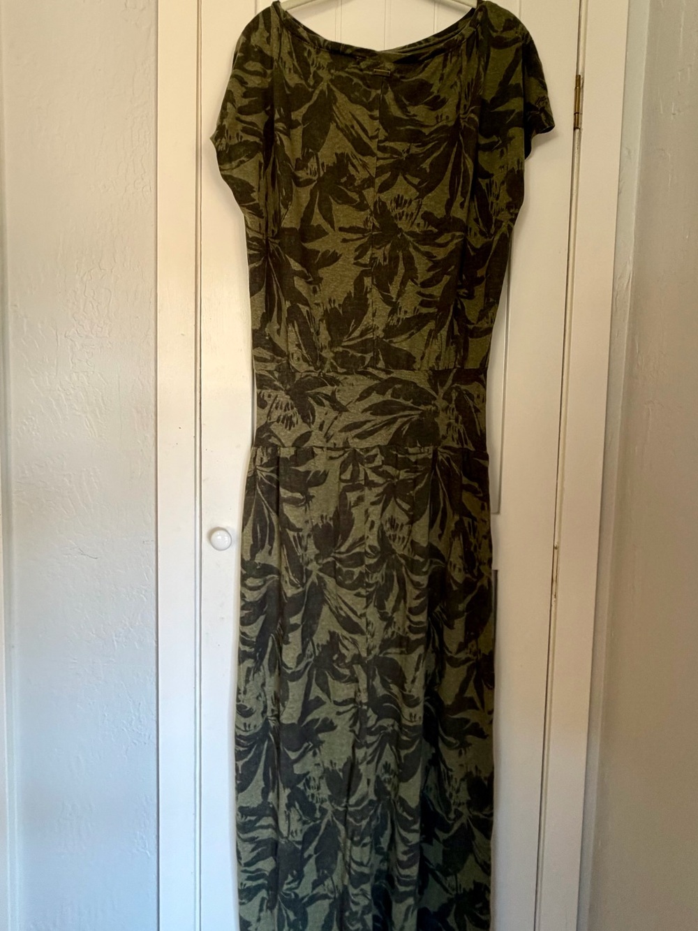 Prana Olive Green Botanical Maxi Dress - Picture 2 of 6